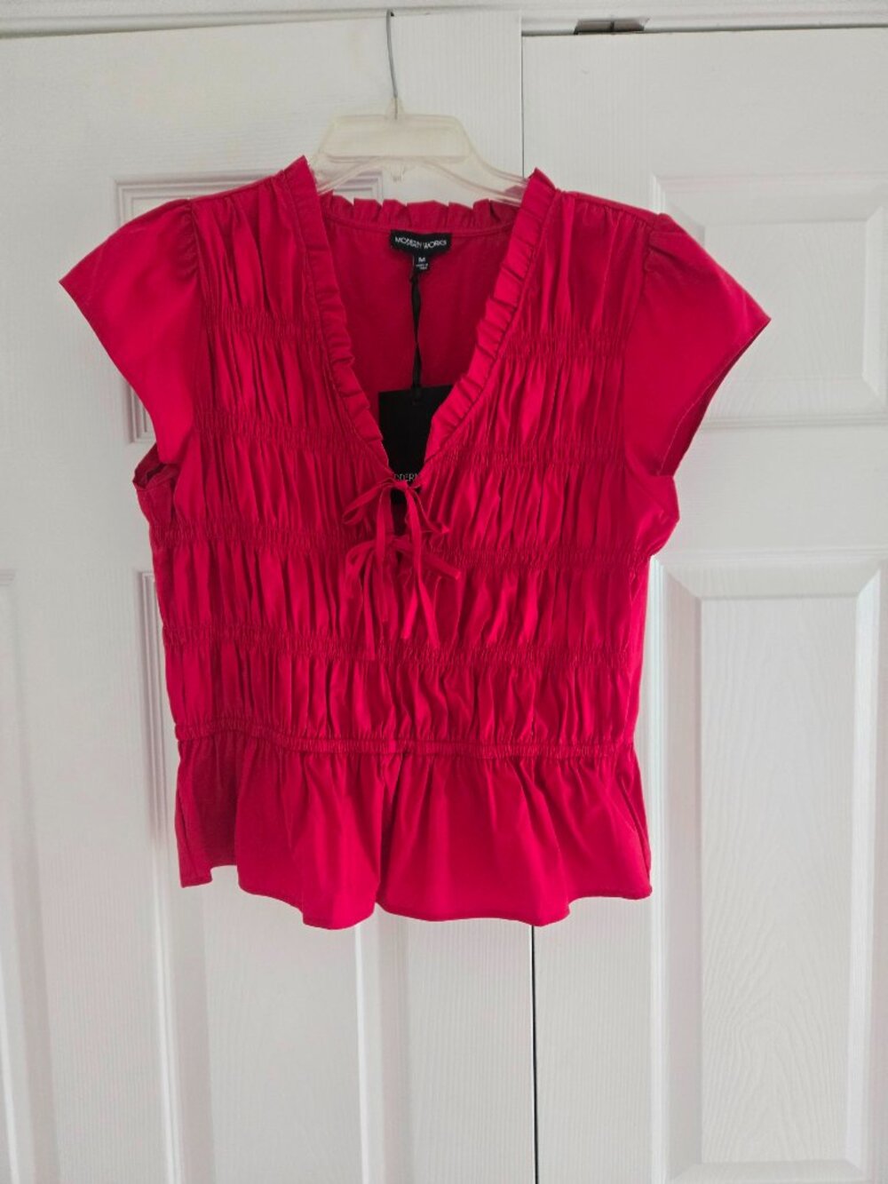 NWT Modern Works Smoked Blouse